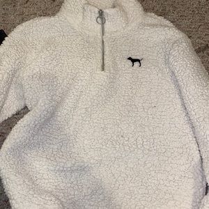 Pink Sherpa sweatshirt